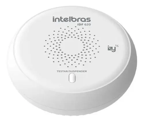 O produto: Intelbras Detector de Fumaça Smart IDF 620 (linha Izy)